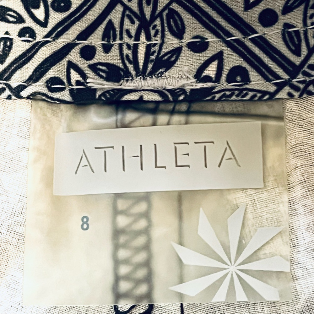 Athleta A-Line Skort Black & White Size 8 - Picture 4 of 13